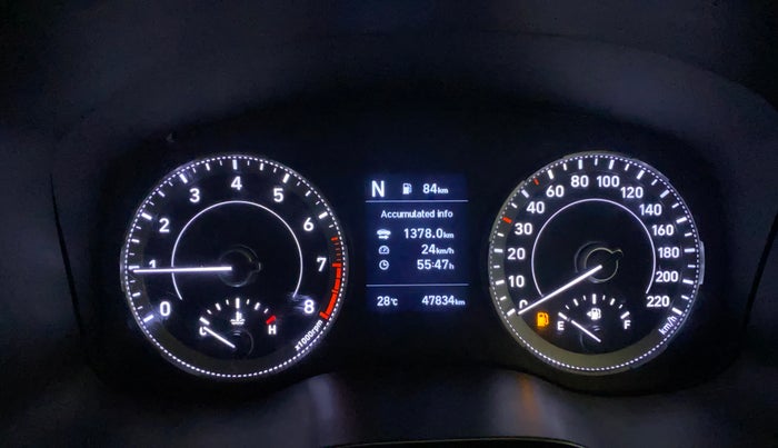 2021 Hyundai VENUE SX 1.0 TURBO IMT, Petrol, Manual, 47,826 km, Odometer Image