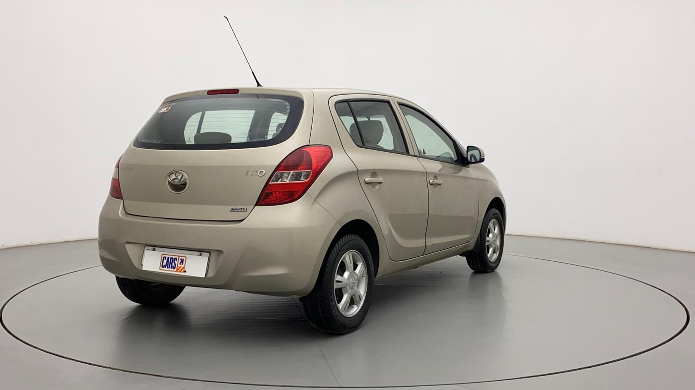 2011 Hyundai i20 SPORTZ (O) 1.2, Petrol, Manual, 38,276 km, Right Back Diagonal
