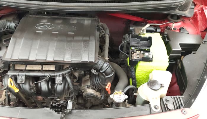 2017 Hyundai Grand i10 SPORTZ (O) AT 1.2 KAPPA VTVT, Petrol, Automatic, 17,875 km, Engine View - Left