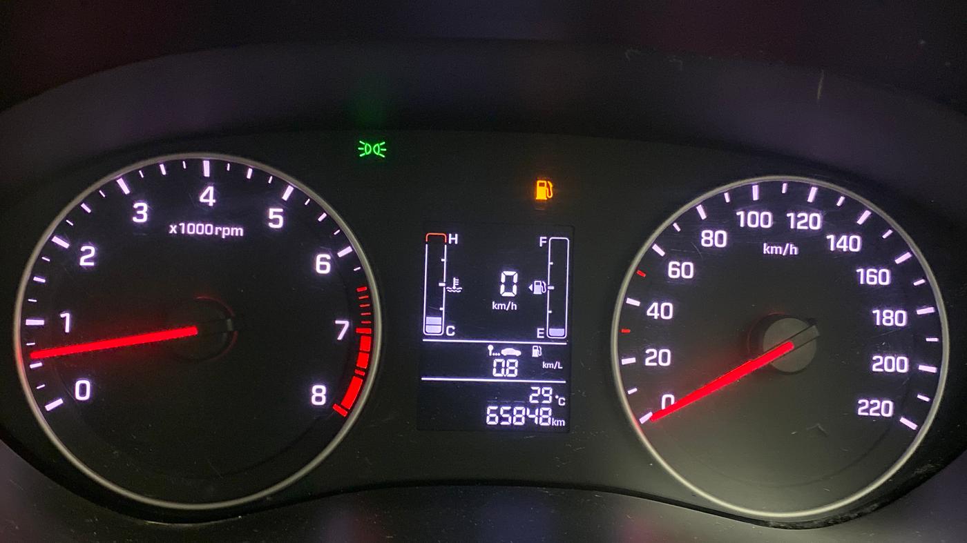 2018 Hyundai Elite i20 ASTA 1.2, Petrol, Manual, 65,895 km, Odometer Image