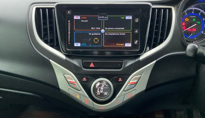 2017 Maruti Baleno ALPHA PETROL 1.2, Petrol, Manual, 89,652 km, Air Conditioner