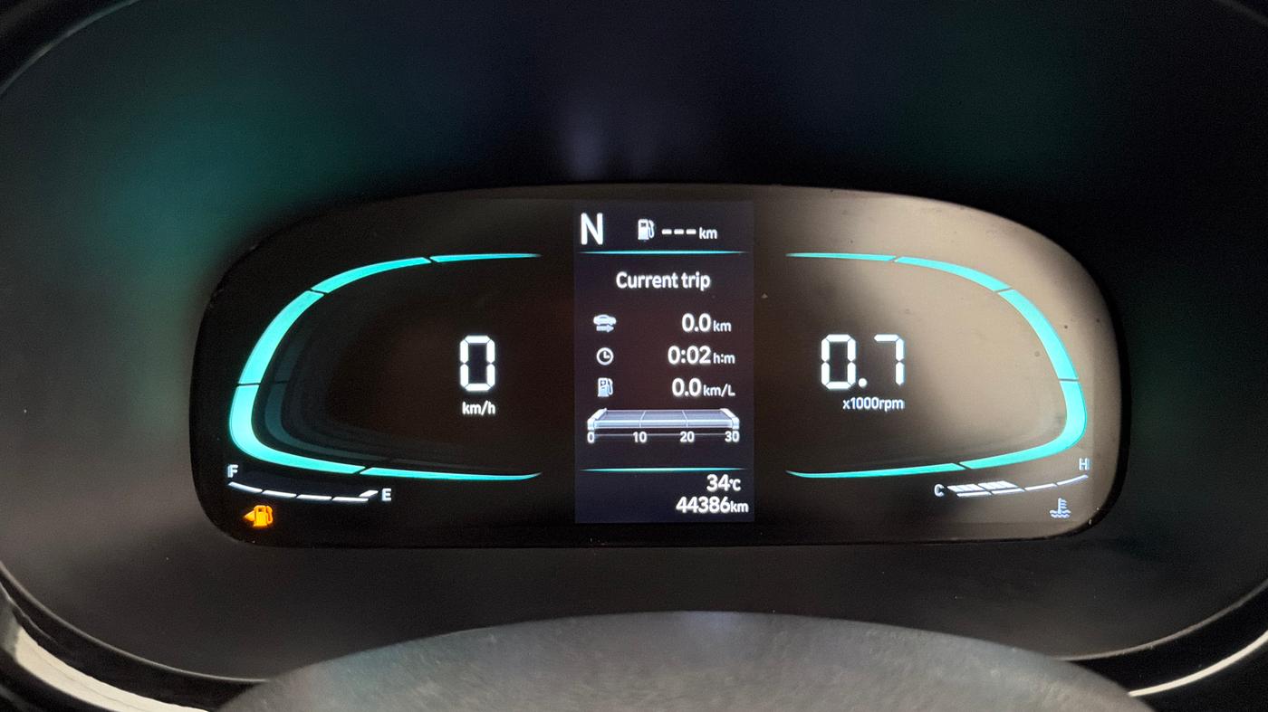 2023 Hyundai EXTER SX(O) CONNECT 1.2 AMT, Petrol, Automatic, 44,379 km, Odometer Image