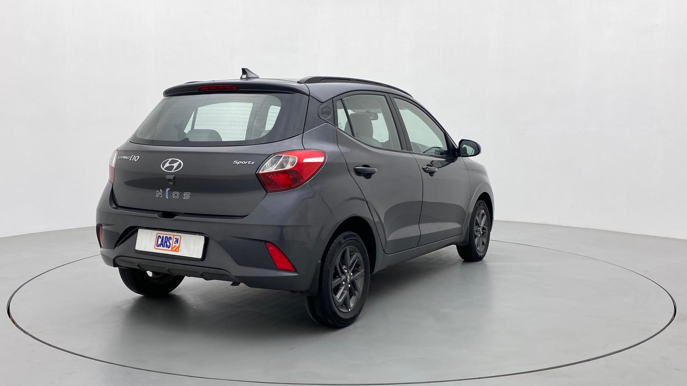 2020 Hyundai GRAND I10 NIOS SPORTZ PETROL, Petrol, Manual, 53,864 km, Right Back Diagonal
