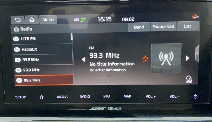 2019 KIA SELTOS HTX PLUS AT1.5 DIESEL, Diesel, Automatic, 86,521 km, Infotainment System