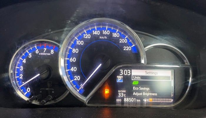 2018 Toyota YARIS G CVT, Petrol, Automatic, 88,486 km, Odometer Image