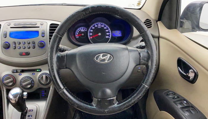 2011 Hyundai i10 SPORTZ 1.2 AT, Petrol, Automatic, 69,532 km, Steering Wheel Close Up