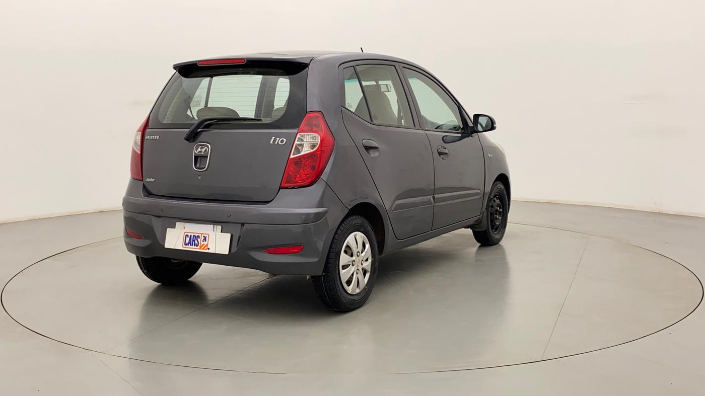 2011 Hyundai i10 SPORTZ 1.2 AT, Petrol, Automatic, 69,532 km, Right Back Diagonal