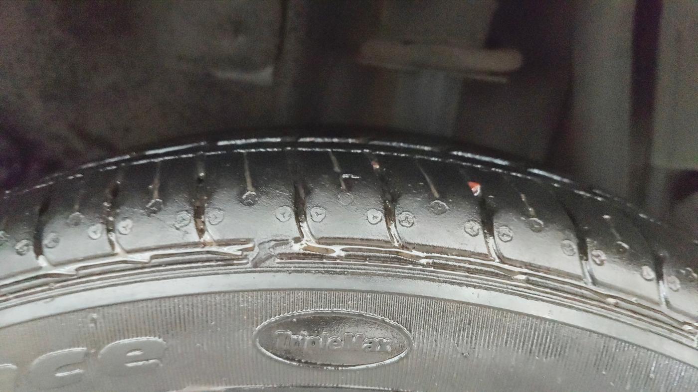 2023 Tata Tiago XZA PLUS PETROL, Petrol, Automatic, 14,195 km, Left Rear Tyre Tread