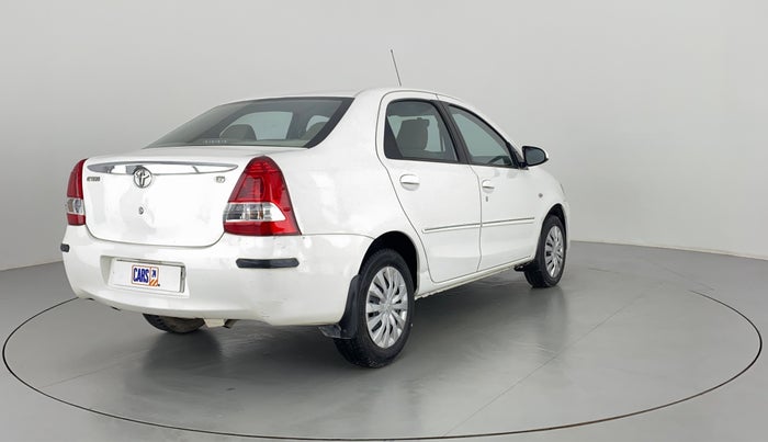 2014 Toyota Etios G, Petrol, Manual, 38,687 km, Right Back Diagonal