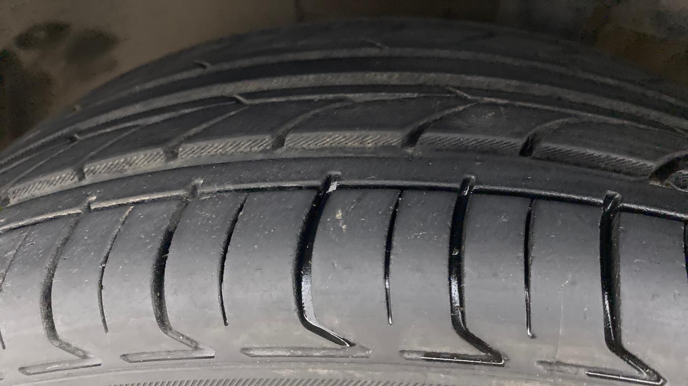 2019 Hyundai Verna 1.6 CRDI SX + AT, Diesel, Automatic, 47,738 km, Left Front Tyre Tread