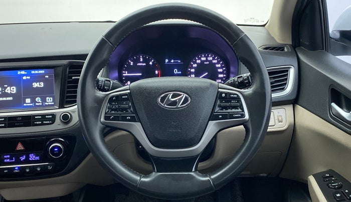 2019 Hyundai Verna 1.6 CRDI SX + AT, Diesel, Automatic, 47,738 km, Steering Wheel Close Up