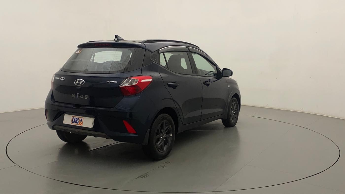 2020 Hyundai GRAND I10 NIOS SPORTZ AMT 1.2 KAPPA VTVT, Petrol, Automatic, 13,350 km, Right Back Diagonal