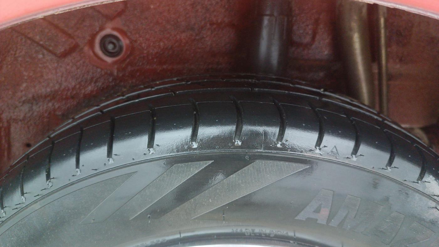 2014 Maruti Celerio ZXI, Petrol, Manual, 96,716 km, Left Rear Tyre Tread