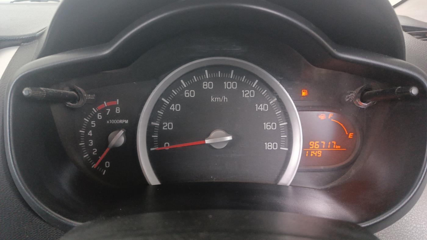 2014 Maruti Celerio ZXI, Petrol, Manual, 96,716 km, Odometer Image