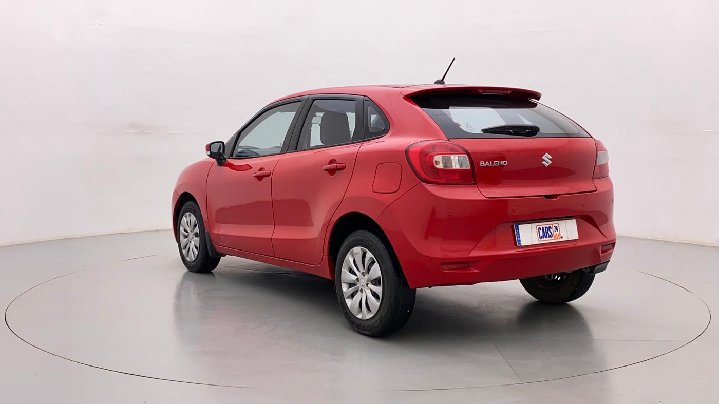 2017 Maruti Baleno DELTA CVT PETROL 1.2, Petrol, Automatic, 55,127 km, Left Back Diagonal