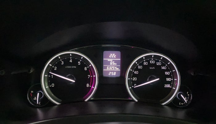 2017 Maruti Ciaz DELTA 1.4 MT PETROL, Petrol, Manual, 63,248 km, Odometer Image