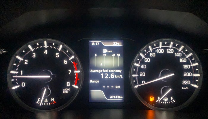 2023 Maruti Grand Vitara ZETA SMART HYBRID, Petrol, Manual, 47,376 km, Odometer Image
