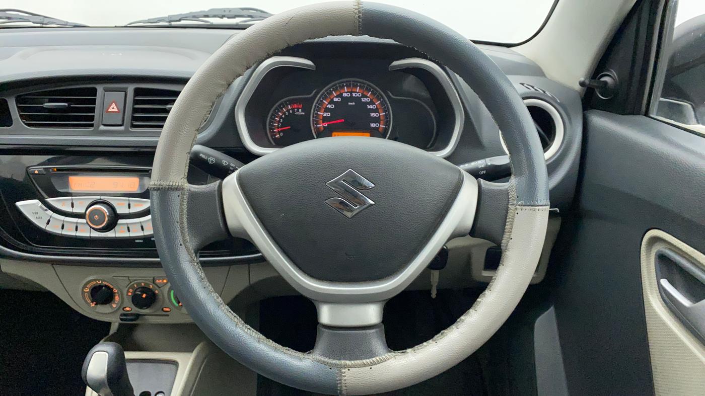 2015 Maruti Alto K10 VXI AMT, Petrol, Automatic, 30,974 km, Steering Wheel Close Up