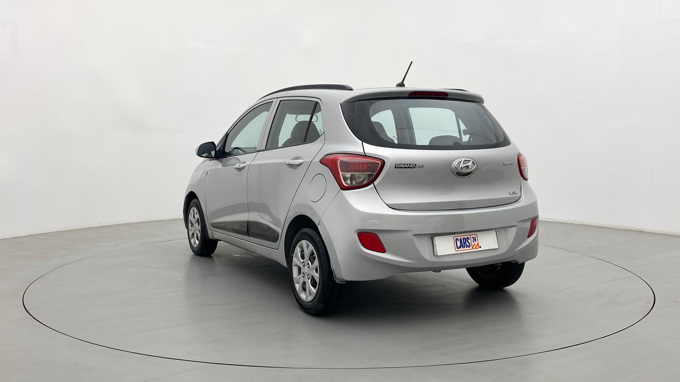 2014 Hyundai Grand i10 SPORTZ 1.2 KAPPA VTVT, Petrol, Manual, 36,500 km, Left Back Diagonal