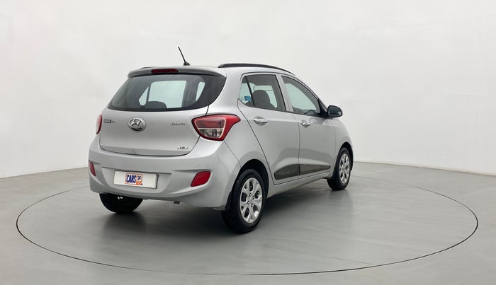 2014 Hyundai Grand i10 SPORTZ 1.2 KAPPA VTVT, Petrol, Manual, 36,500 km, Right Back Diagonal