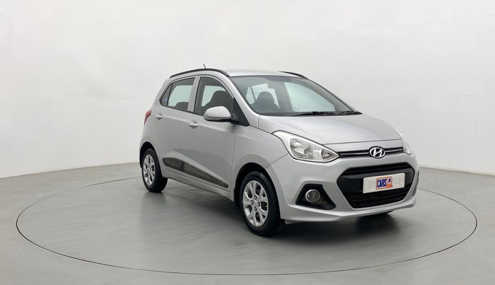 2014 Hyundai Grand i10 SPORTZ 1.2 KAPPA VTVT, Petrol, Manual, 36,500 km, Right Front Diagonal
