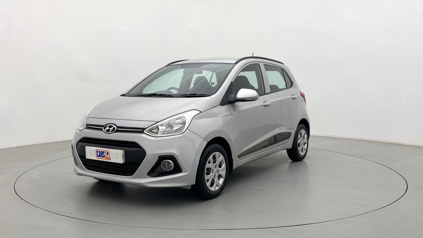2014 Hyundai Grand i10 SPORTZ 1.2 KAPPA VTVT, Petrol, Manual, 36,500 km, Left Front Diagonal