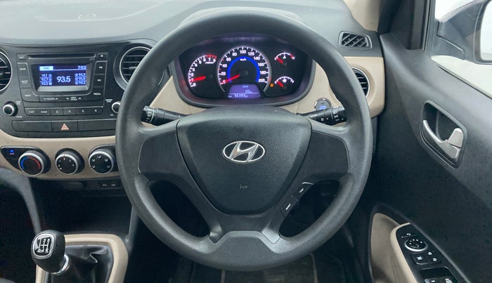 2014 Hyundai Grand i10 SPORTZ 1.2 KAPPA VTVT, Petrol, Manual, 36,500 km, Steering Wheel Close Up