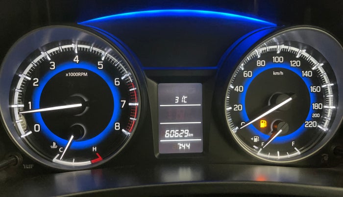 2018 Maruti Baleno DELTA PETROL 1.2, Petrol, Manual, 60,618 km, Odometer Image