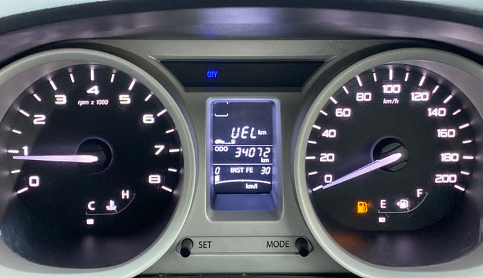 2017 Tata Tiago XZ 1.2 REVOTRON, Petrol, Manual, 34,071 km, Odometer Image
