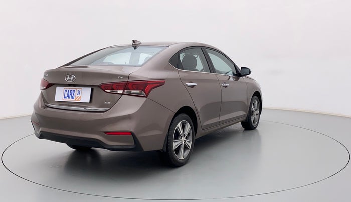 2019 Hyundai Verna 1.6 VTVT SX + AT, Petrol, Automatic, 18,314 km, Right Back Diagonal