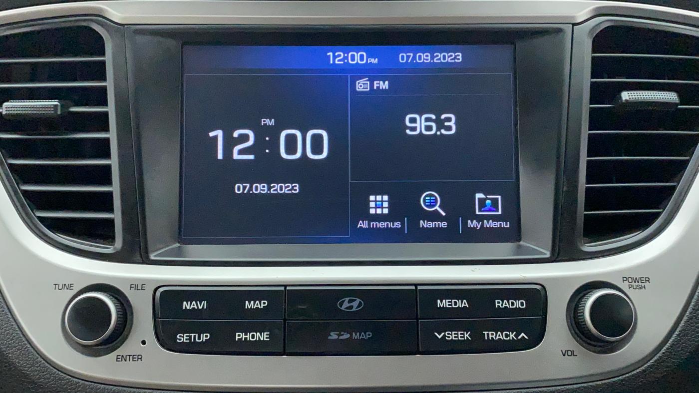 2019 Hyundai Verna 1.6 VTVT SX + AT, Petrol, Automatic, 18,314 km, Infotainment System