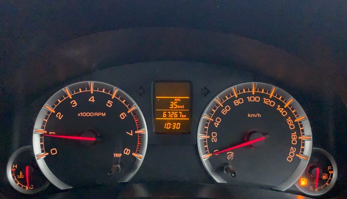 2017 Maruti Swift VXI OPT, Petrol, Manual, 67,348 km, Odometer Image
