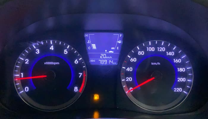 2012 Hyundai Verna FLUIDIC 1.6 VTVT EX, Petrol, Manual, 78,912 km, Odometer Image