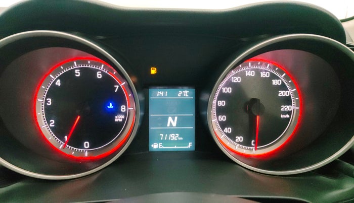 2018 Maruti Swift ZXI AMT, Petrol, Automatic, 71,192 km, Odometer Image