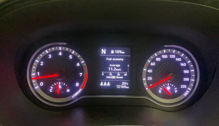 2024 Hyundai AURA SX PLUS 1.2 AMT, Petrol, Automatic, 12,164 km, Odometer Image
