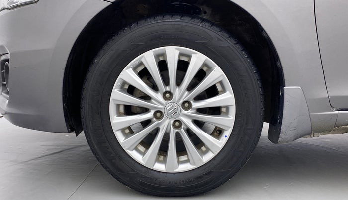 2017 Maruti Ciaz ZETA 1.4 VVT, Petrol, Manual, 50,475 km, Left Front Wheel