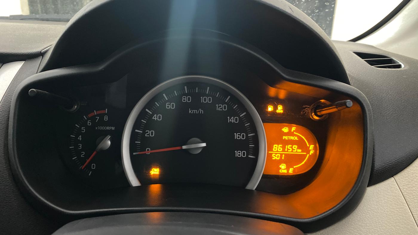 2020 Maruti Celerio VXI CNG, CNG, Manual, 86,131 km, Odometer Image
