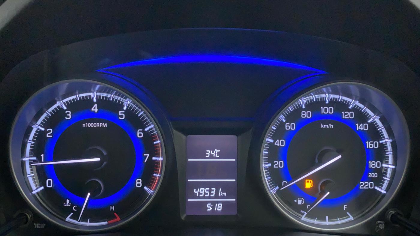 2016 Maruti Baleno DELTA 1.2 K12, Petrol, Manual, 49,583 km, Odometer Image