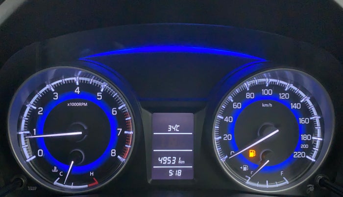 2016 Maruti Baleno DELTA 1.2 K12, Petrol, Manual, 49,583 km, Odometer Image
