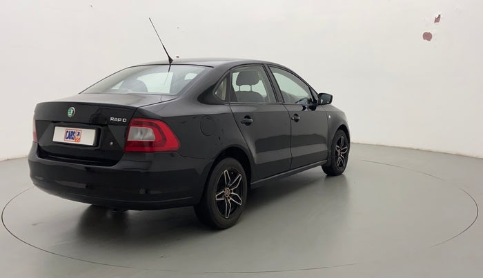2012 Skoda Rapid AMBITION 1.6 TDI MT, Diesel, Manual, 63,846 km, Right Back Diagonal