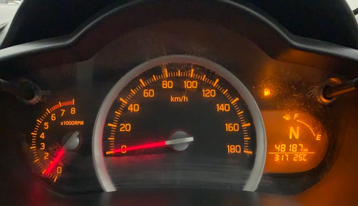 2014 Maruti Celerio VXI AMT, Petrol, Automatic, 48,363 km, Odometer Image