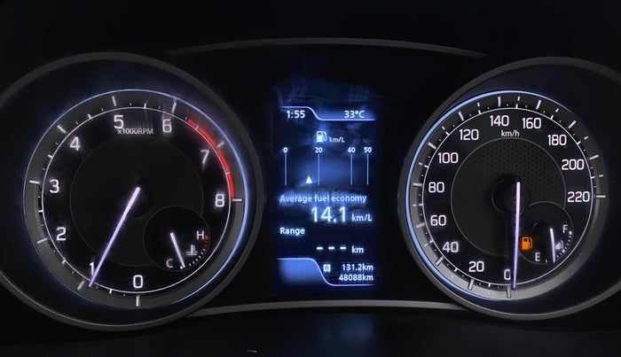 2024 Maruti Dzire ZXI Plus, Petrol, Manual, 48,081 km, Odometer Image