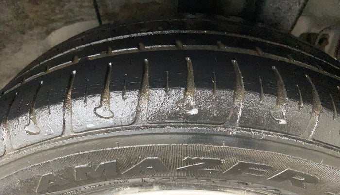 2015 Hyundai Xcent S 1.2, Petrol, Manual, 37,063 km, Left Rear Tyre Tread