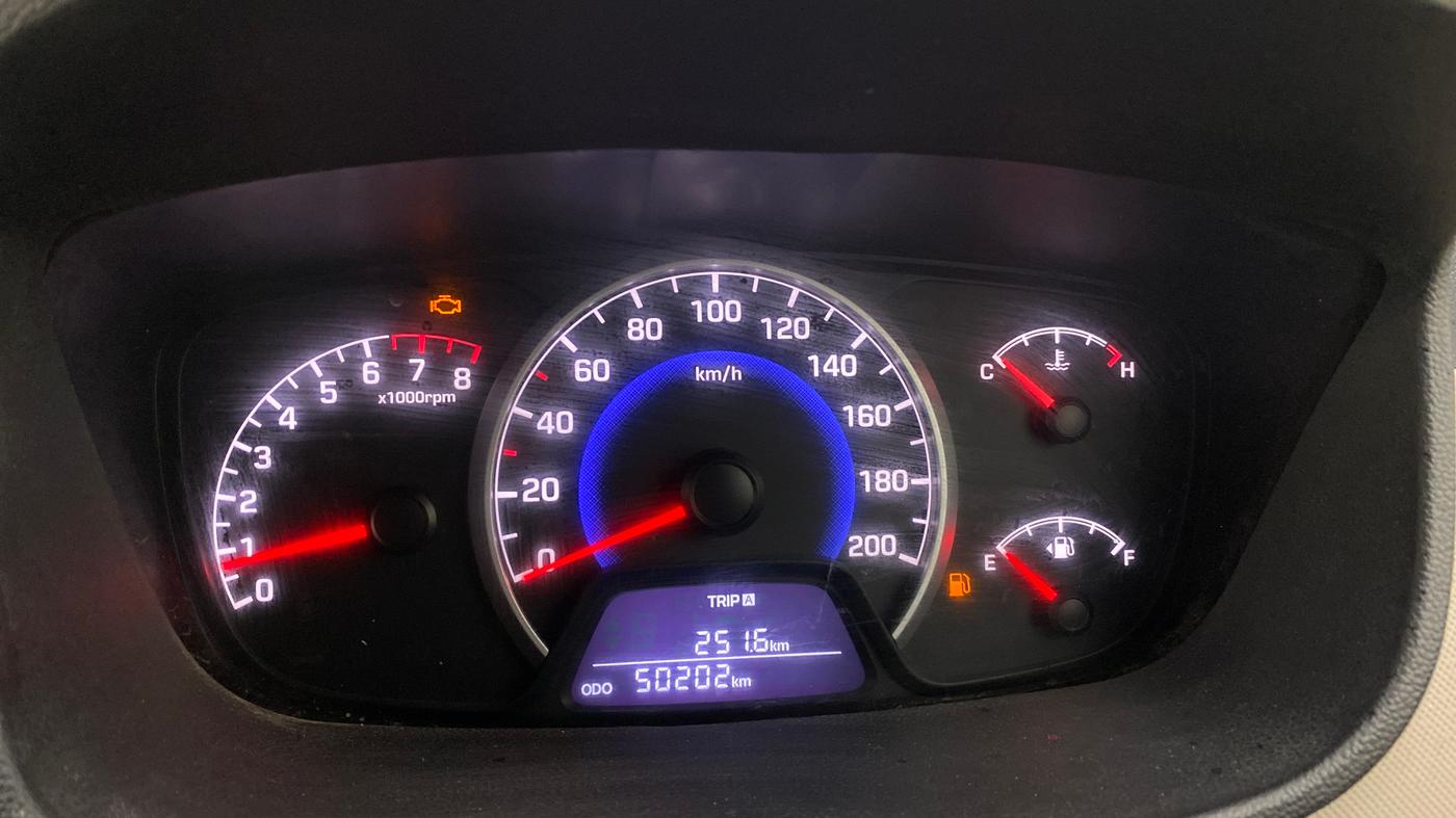 2017 Hyundai Grand i10 SPORTZ 1.2 KAPPA VTVT, CNG, Manual, 50,209 km, Odometer Image