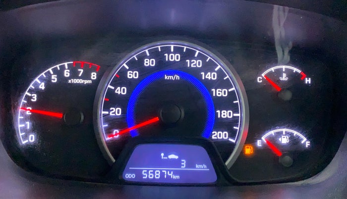 2018 Hyundai Grand i10 MAGNA 1.2 KAPPA VTVT, CNG, Manual, 56,874 km, Odometer Image
