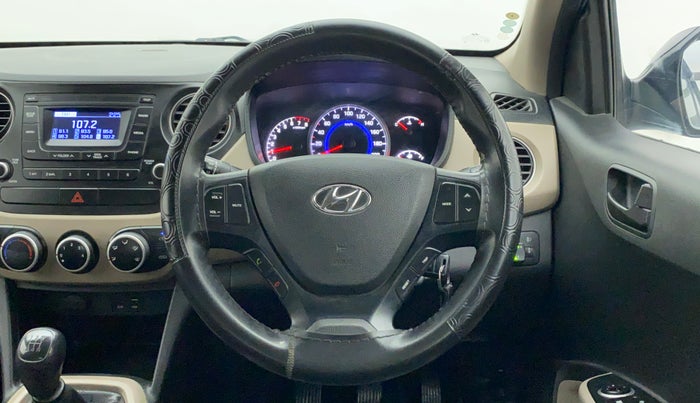 2018 Hyundai Grand i10 MAGNA 1.2 KAPPA VTVT, CNG, Manual, 56,874 km, Steering Wheel Close Up