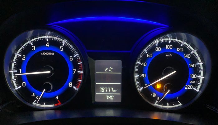 2018 Maruti Baleno DELTA PETROL 1.2, Petrol, Manual, 78,766 km, Odometer Image