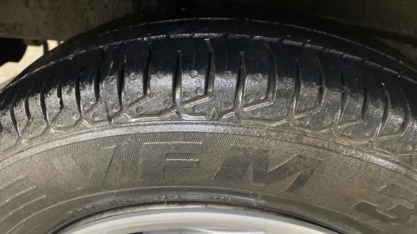 2020 Maruti New Wagon-R LXI CNG 1.0, CNG, Manual, 92,631 km, Right Rear Tyre Tread