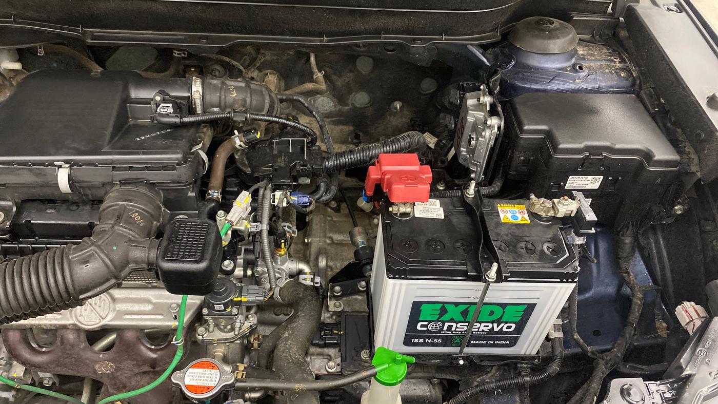 2022 Maruti Grand Vitara ALPHA SMART HYBRID AT, Petrol, Automatic, 56,389 km, Engine View - Left