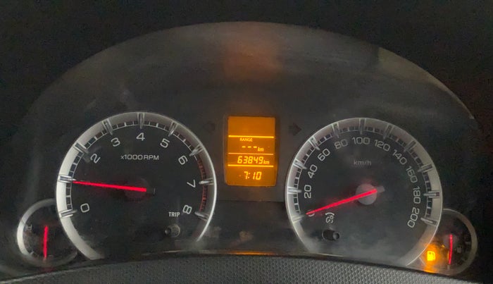 2014 Maruti Ertiga VXI Limited Edition, Petrol, Manual, 63,840 km, Odometer Image